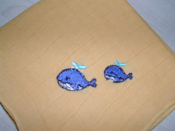 Nuscheli 60x60 Fische klein
